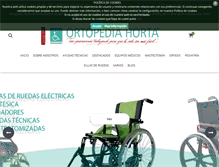 Tablet Screenshot of ortopediahorta.com